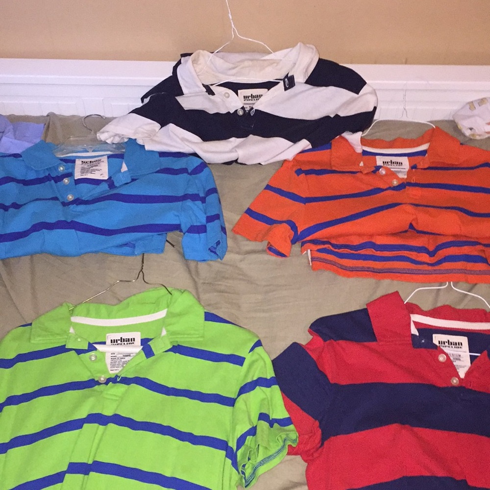 Urban pipeline short sleeve polo shirts